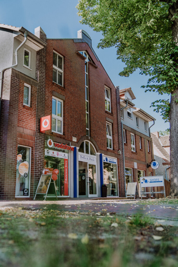 Shop Lübtheen von der Straße aus